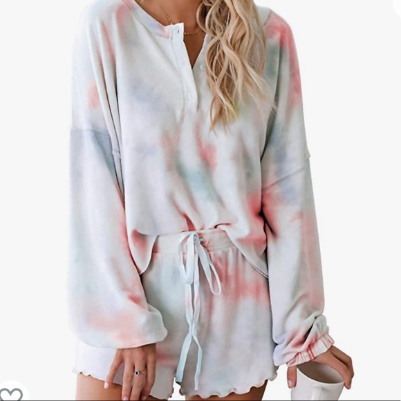 Other - Super cute woman pajamas set long sleeve